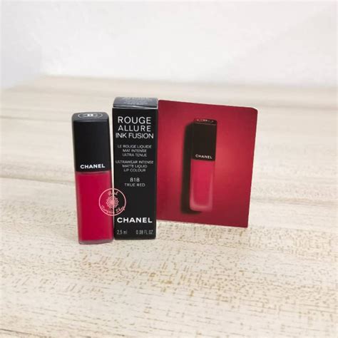 chanel rouge allure ink fusion 818 true red|t&c chanel rouge lip color.